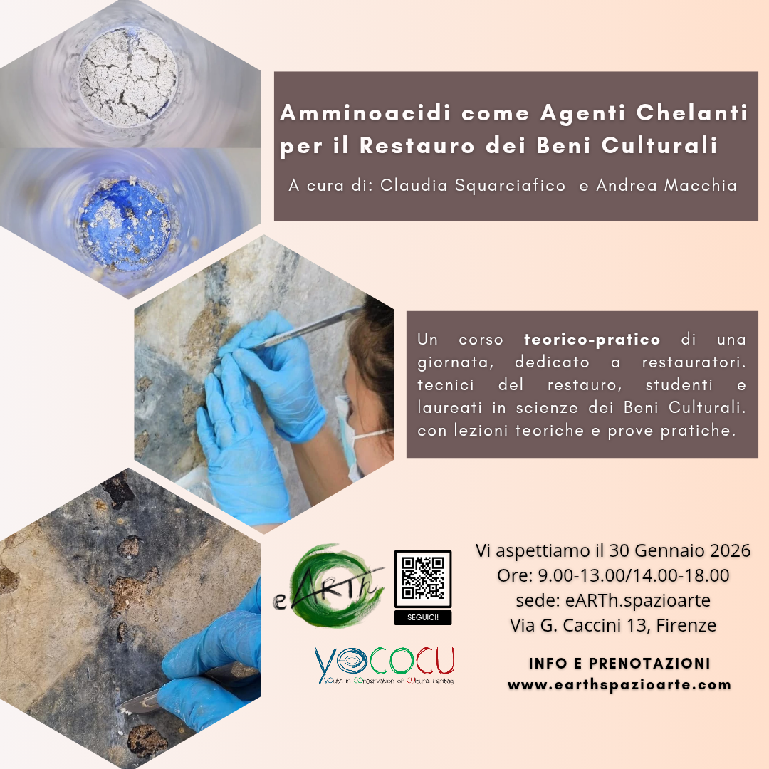 WORKSHOP - Amminoacidi come Agenti Chelanti per il Restauro dei Beni Culturali