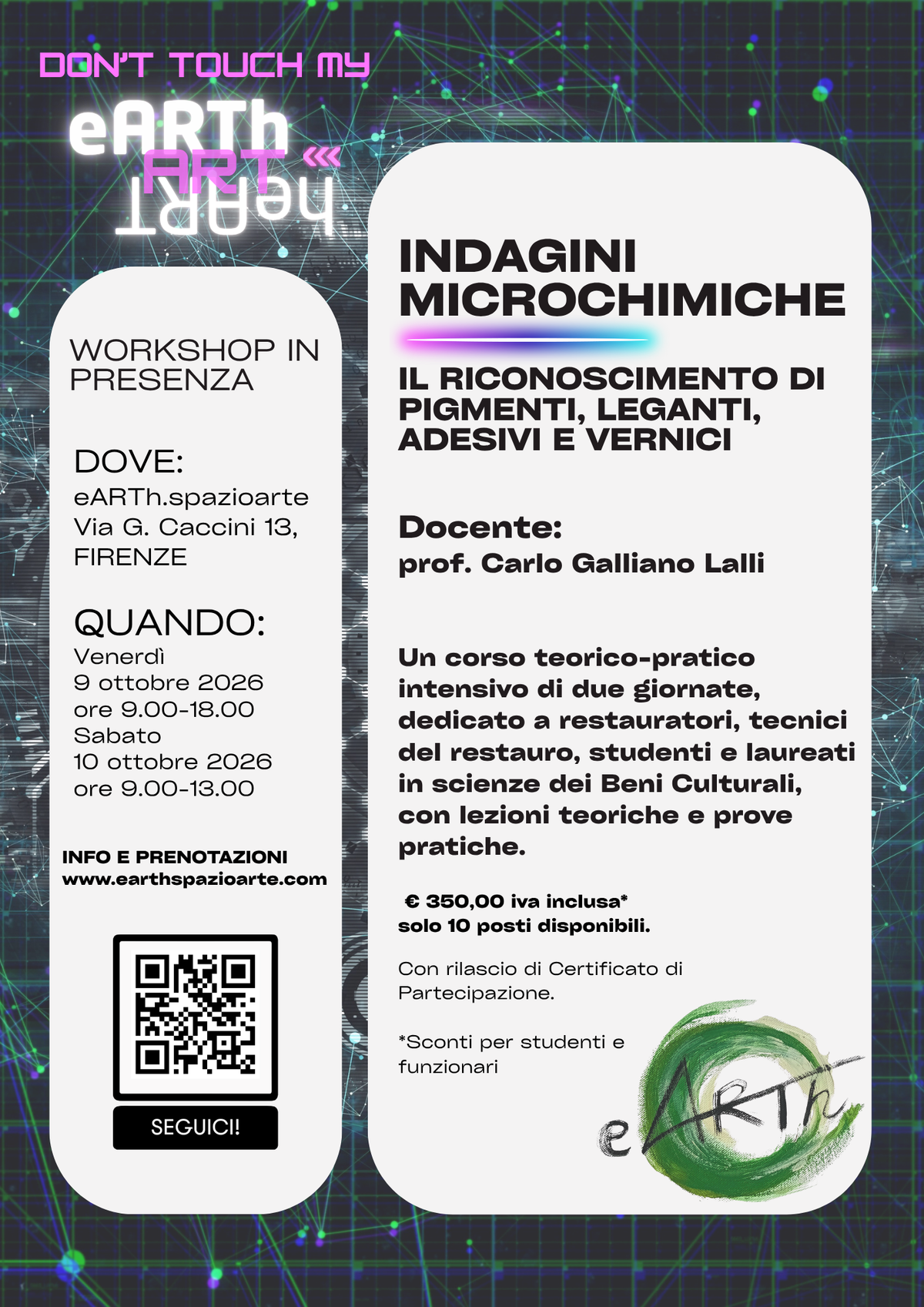 MICRO ANALISI - IL RICONOSCIMENTO DI PIGMENTI, LEGANTI, VERNICI E ADESIVI
