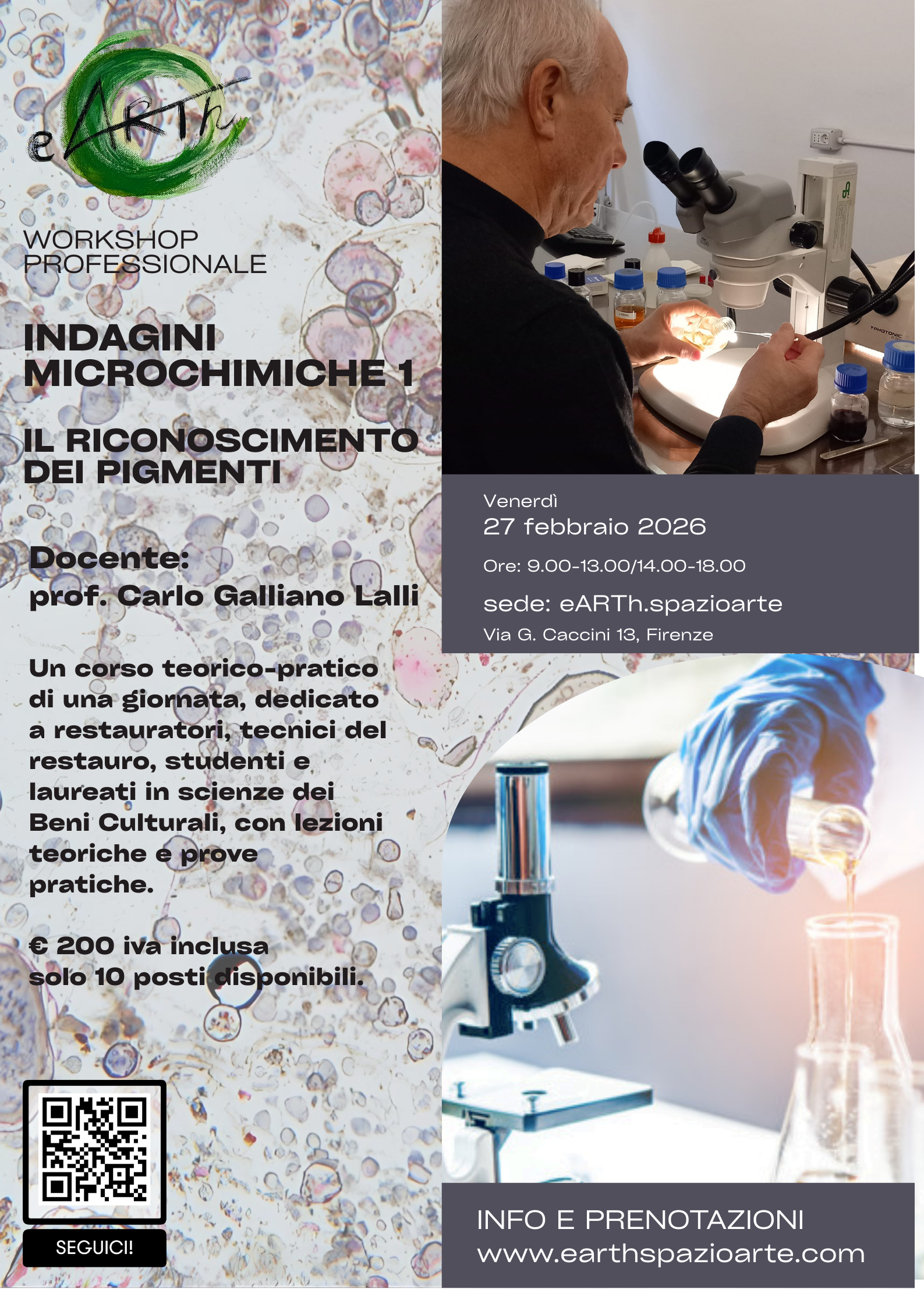 MICRO ANALISI 1 - IL RICONOSCIMENTO DEI PIGMENTI